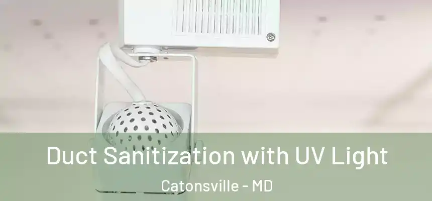  Duct Sanitization with UV Light Catonsville - MD