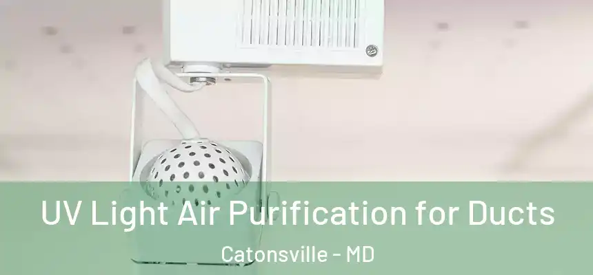  UV Light Air Purification for Ducts Catonsville - MD